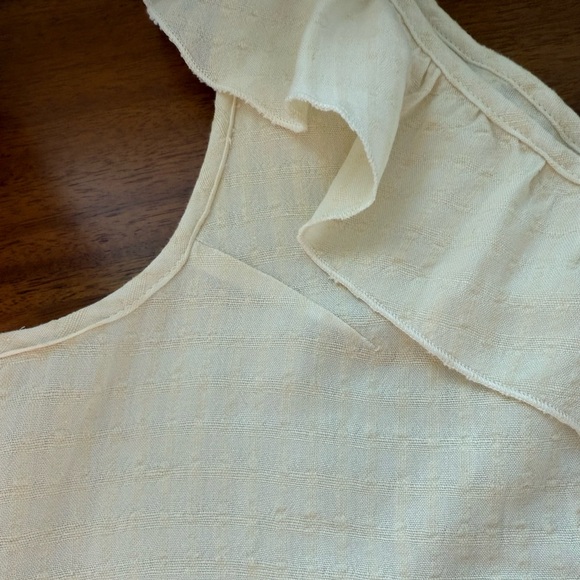 NWT Rylee + Cru Women’s Ruffled Crop Top / Ivory - Picture 4 of 8